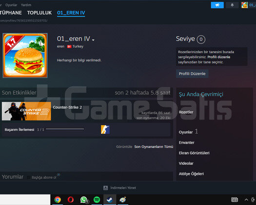 TEMİZ İLK SAHİBİNDEN MADALYALI HESAP