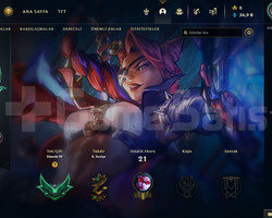 TR Zümrüt 4 | 5 Kostüm - 36K Mö | LoL Hesap