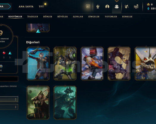 TR 72 WR Elmas 2 | 9 Kostüm 42 Hero | LoL Hesap