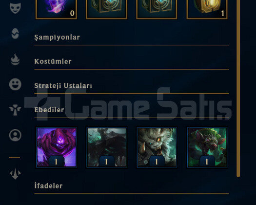 TR Zümrüt 1 | 2 Kostüm - 35 Hero | LoL Hesap