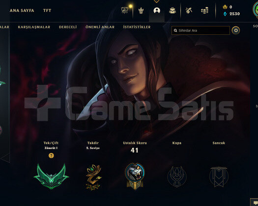 TR Zümrüt 1 | 2 Kostüm - 35 Hero | LoL Hesap