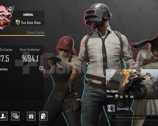 10 SV PUBG KLAN GÜVENLİ TESLİMAT