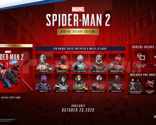 Marvels Spiderman 2 Deluxe Edition PS5 + Garanti
