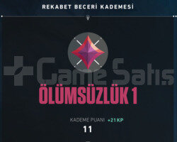 Immortal 1 Yüksek Elo / Yüksek KP /Sadece 3-4 LOSE