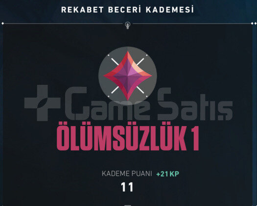 Immortal 1 Yüksek Elo / Yüksek KP /Sadece 3-4 LOSE