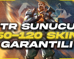 100 TR Bol Skinli 50-120 RANDOM HESAP VIP+