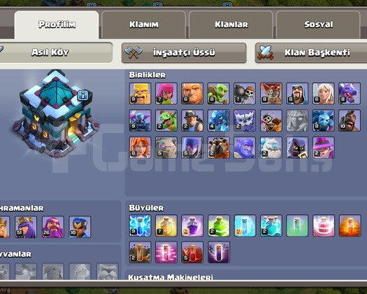 Clash of Clans BB 13 Hesap