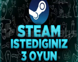 İSTEDİĞİNİZ 3 ADET OYUN GARANTİ + DESTEK