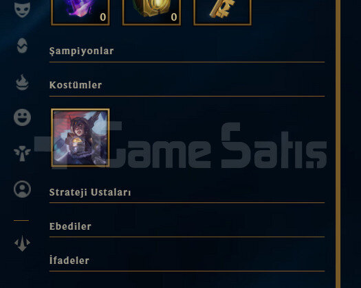 TR Gold 4 | 7 Kostüm - 24 Hero | LoL Hesap