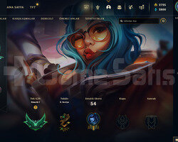 TR Zümrüt 1 | 2725 Rp - 10 Kostüm | LoL Hesap