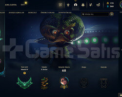 TR Zümrüt 4 | 12 Kostüm - 49 Hero | LoL Hesap
