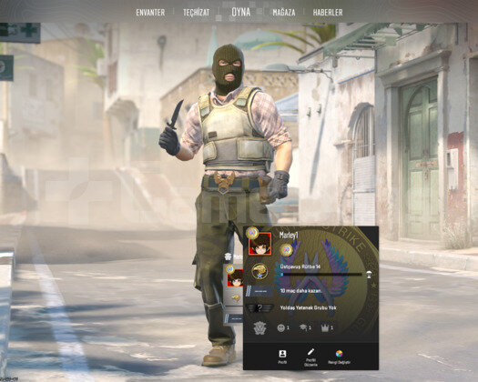 İLK MAİLLİ 1 MADALYA 17LVL FRESH 0 CSGO HESABI