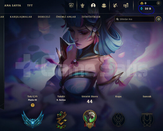TR 100WR 6 MAÇTA Z1-D4 MMR P3 BOL SKİN 20K MÖ ACC