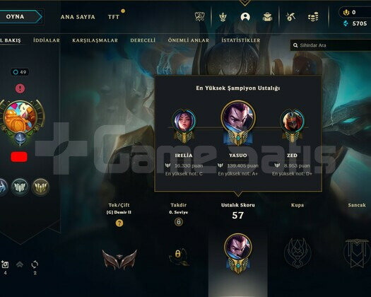CEHENNEM ELO DEMİR HESAP 140K YASUO