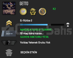 3 MADALYA | CSGO PRIME | MAGAZA TR YESIL FAKTOR