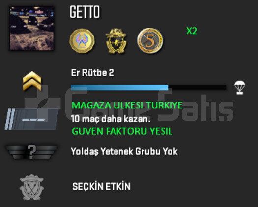3 MADALYA | CSGO PRIME | MAGAZA TR YESIL FAKTOR