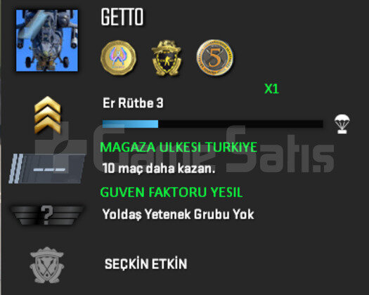 3 MADALYA | CSGO PRIME | MAGAZA TR YESIL FAKTOR