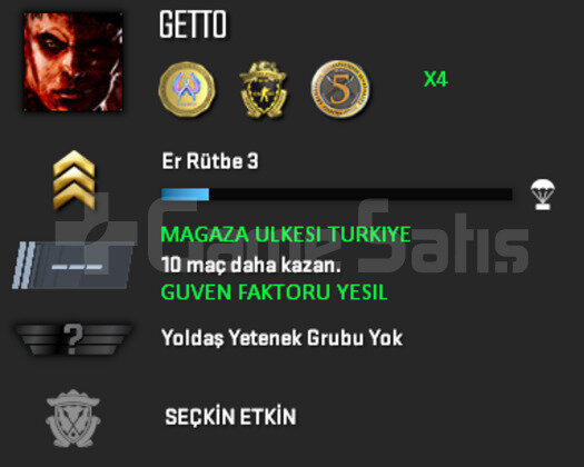 3 MADALYA | CSGO PRIME | MAGAZA TR YESIL FAKTOR