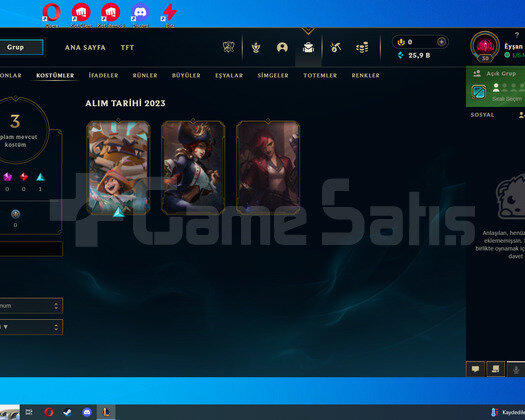 ELLE KASILDI TR 30LVL UNRANKED 26K ÖZ EPOSTA ONYSZ