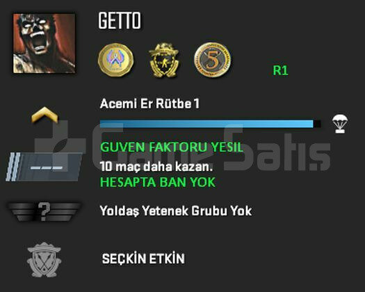 3 MADALYA | CSGO PRIME | GUVEN FAKTORU YESIL