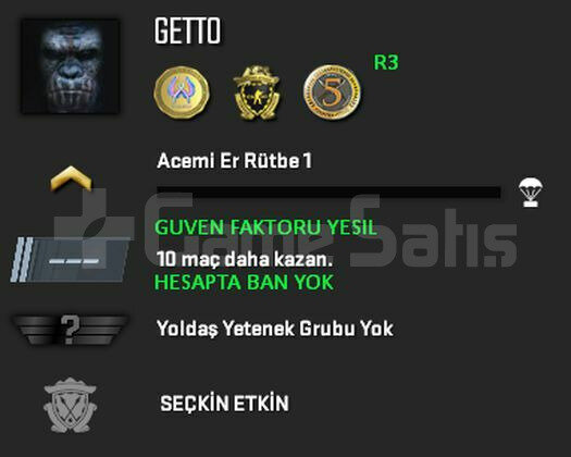 3 MADALYA | CSGO PRIME | GUVEN FAKTORU YESIL