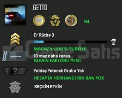 3 MADALYA | CSGO PRIME | MAGAZA TR YESIL FAKTOR