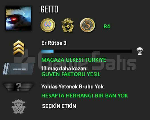 3 MADALYA | CSGO PRIME | MAGAZA TR YESIL FAKTOR