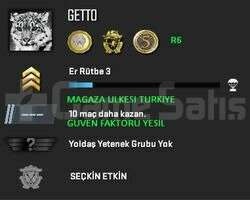 3 MADALYA | CSGO PRIME | MAGAZA TR YESIL FAKTOR