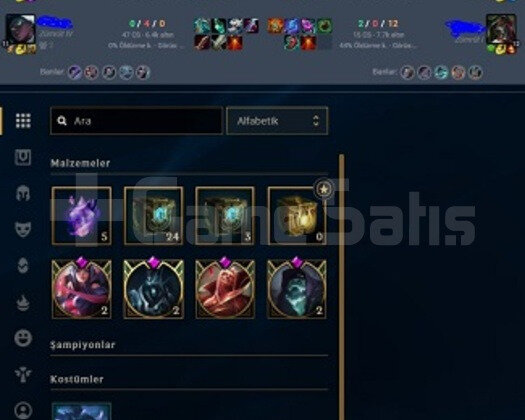 TR SADECE 7 WİNLE D3-D4 MMR 64WR Z3 BOL KOSTÜM ACC