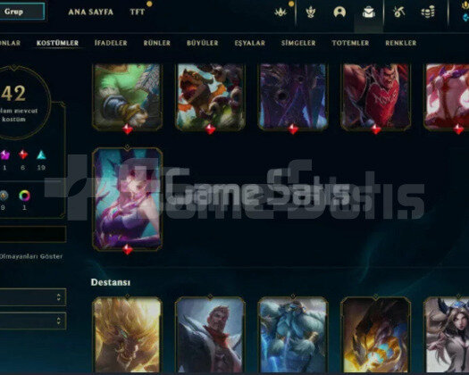 TR EUW / 40-120 LVL / 15-125 ARASI KOSTÜM AÇIKLAMA