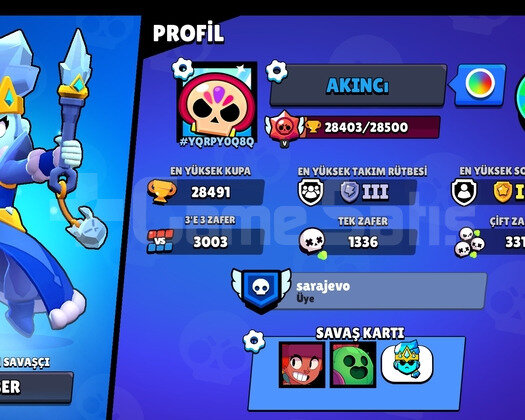 Brawl stars satılık hesap