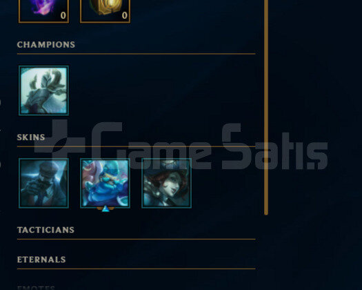 bronz2 24k mavi öz lee sin kostüm hesap