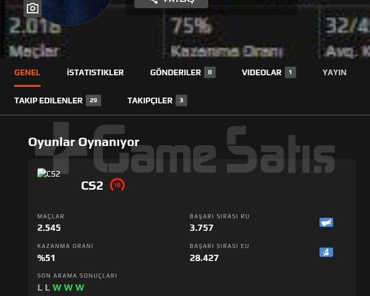 CS2 FACEIT 10 LEVEL TARAFINDAN BOOST