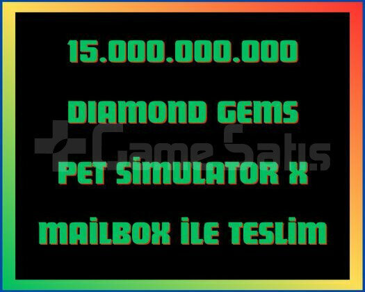 15B Gems Pet Simulator X