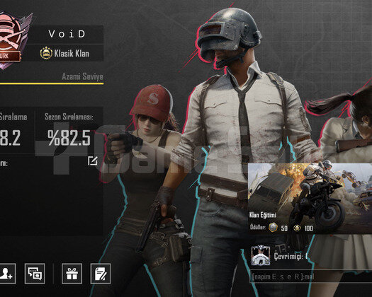 10 SV PUBG KLAN İSİM DEGİŞTİRME AKTİF