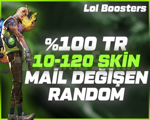 +4000Satış/ 10-120 Skin Mail Değişen Tr/Eu Server