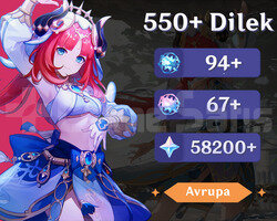 EU 550+ DILEK | 58200+ Köken 67 + 94 Wish