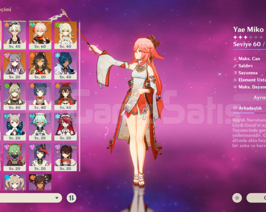 Rank 50 10x5 Yoimiya + Yae Silahları + Rate up
