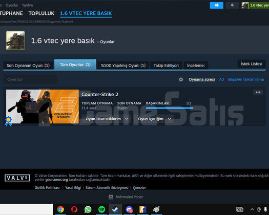 İLK MAİLLİ CS 2 HESABI