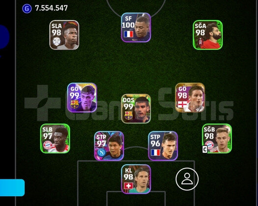 Efootball Güzel takım