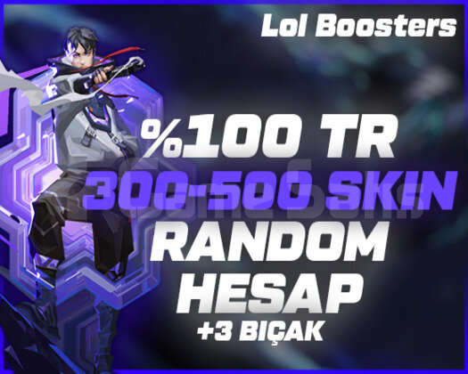 +4500SATIŞ/TR SUNUCU 300-500 SKİN+3 BIÇAK GARANTİ