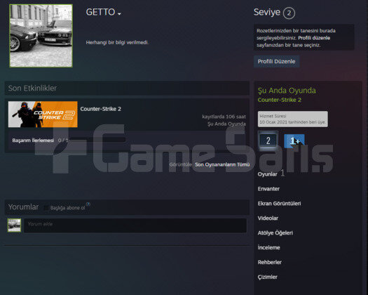 1 MADALYA | CSGO PRIME | GUVEN FAKTORU YESIL