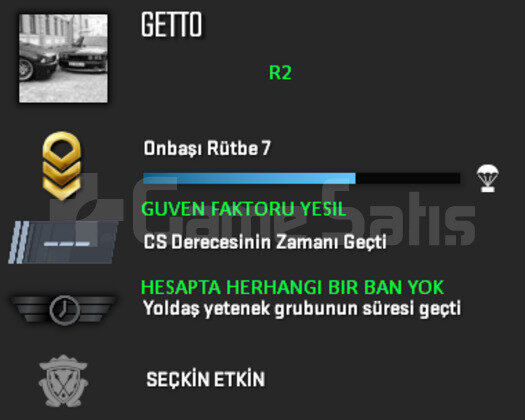 1 MADALYA | CSGO PRIME | GUVEN FAKTORU YESIL