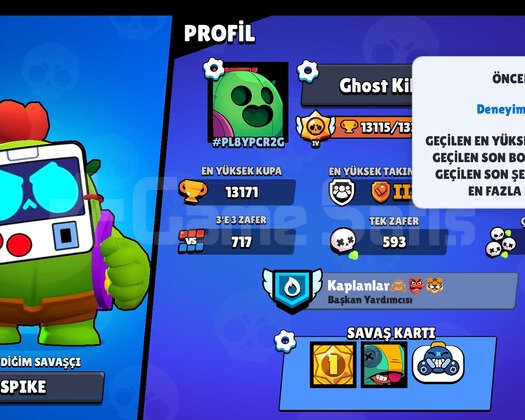 Uyguna brawl star hesabı