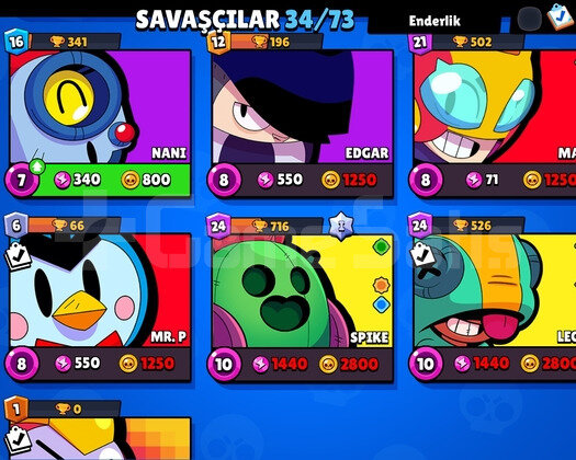 Uyguna brawl star hesabı