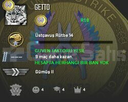 1 MADALYA | CSGO PRIME | GUVEN FAKTORU YESIL