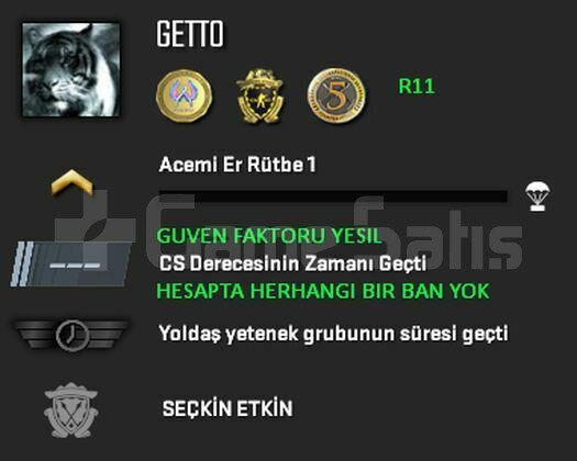 3 MADALYA | CSGO PRIME | GUVEN FAKTORU YESIL