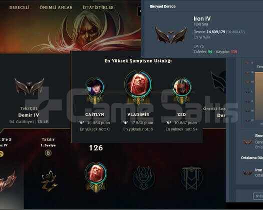 DEMİR 4 ELOHELL HANDMADE 213 MAÇ 88 LEVEL 20 SKİN