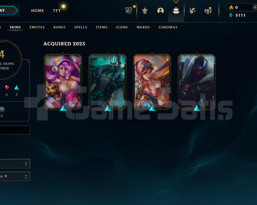 TR Elmas 4 | 4 Kostüm - 37 Hero | LoL Hesap