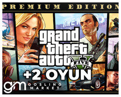 Grand Theft Auto V Premium Edition GTA 5 + 2 OYUN
